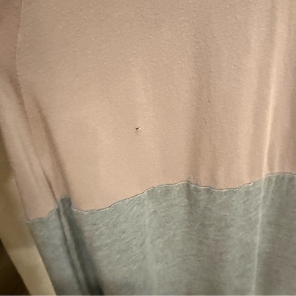 Gap Colorblock Maxi Dress Gray Mauve Short Sleeve Casual Size Smal - Picture 4 of 6